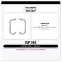 Rockwood BF156 Back-to-Back Offset Pull Handle | 8" CTC | Solid Aluminum