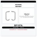Rockwood BF157A Back-to-Back Offset Pull Handle | 9" CTC, 1" Dia, Barrier-Free Commercial