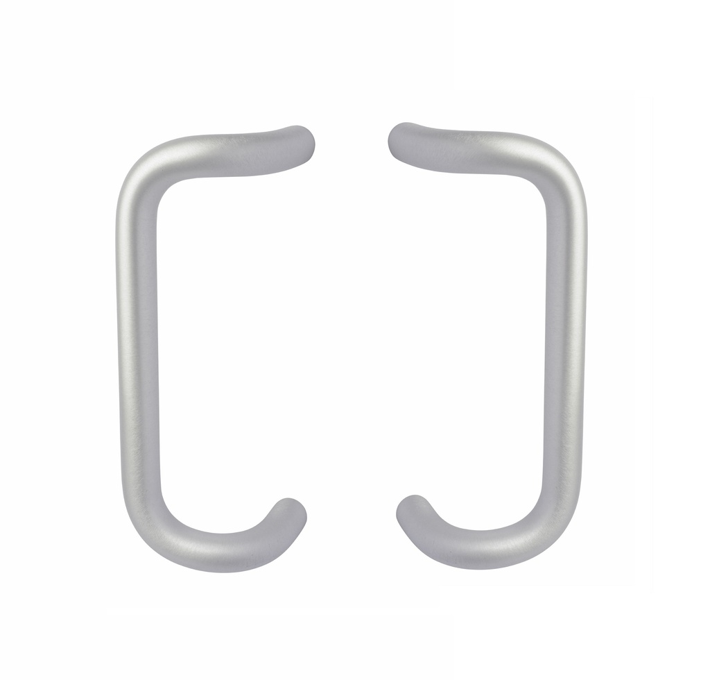 Rockwood BF158 Back-to-Back Offset Pull Handle | 12" CTC, 1" Dia, Heavy Duty Commercial