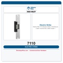 Adams Rite 7110 Electric Strike | Fail-Secure | Satin Chrome 652 | ANSI Grade 1