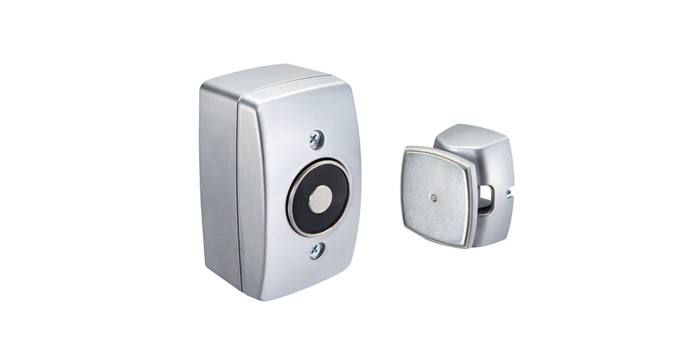Rixson 996M Wall Surface Mounted Magnetic Release – 689 Spray Aluminum Finish