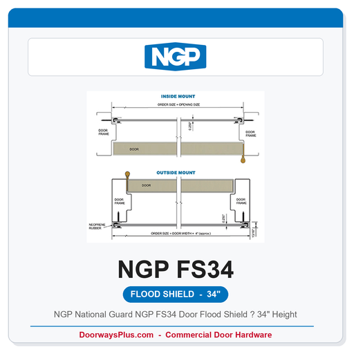 NGP FS34 Door Flood Shield – 34