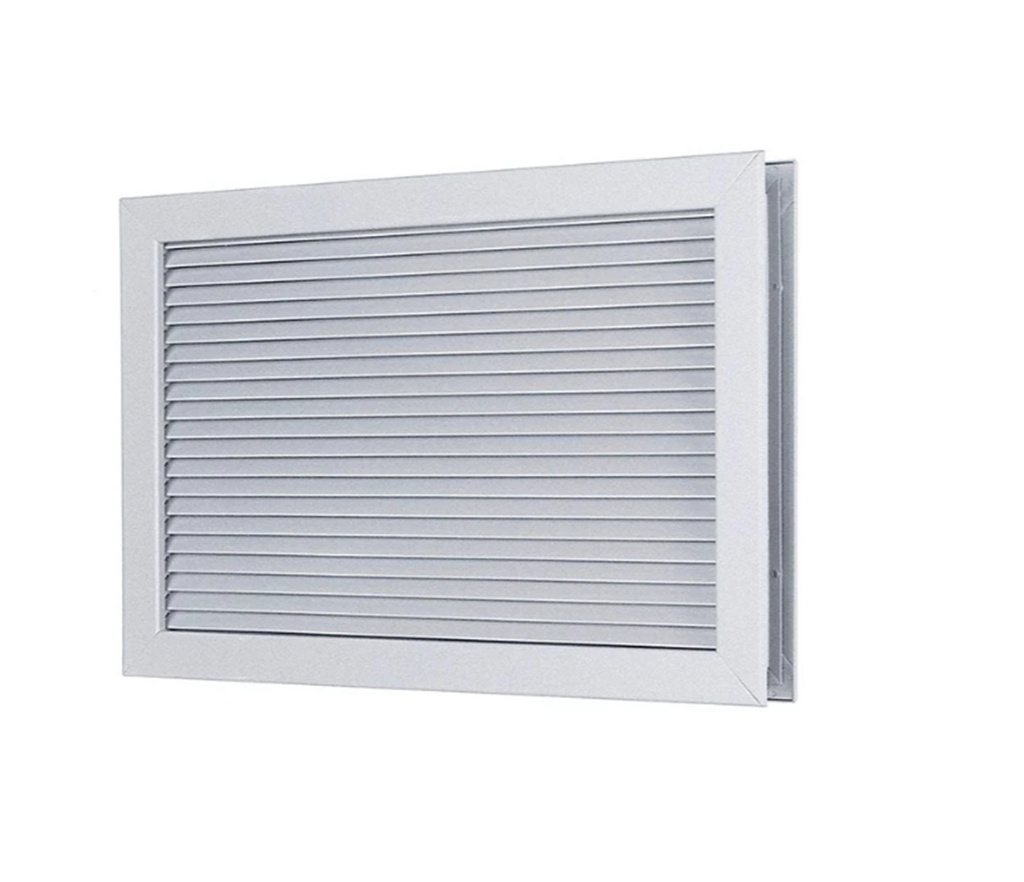 NGP L-A700-BF Aluminum No-Vision Commercial Door & Partition Louver | 55% Free Area