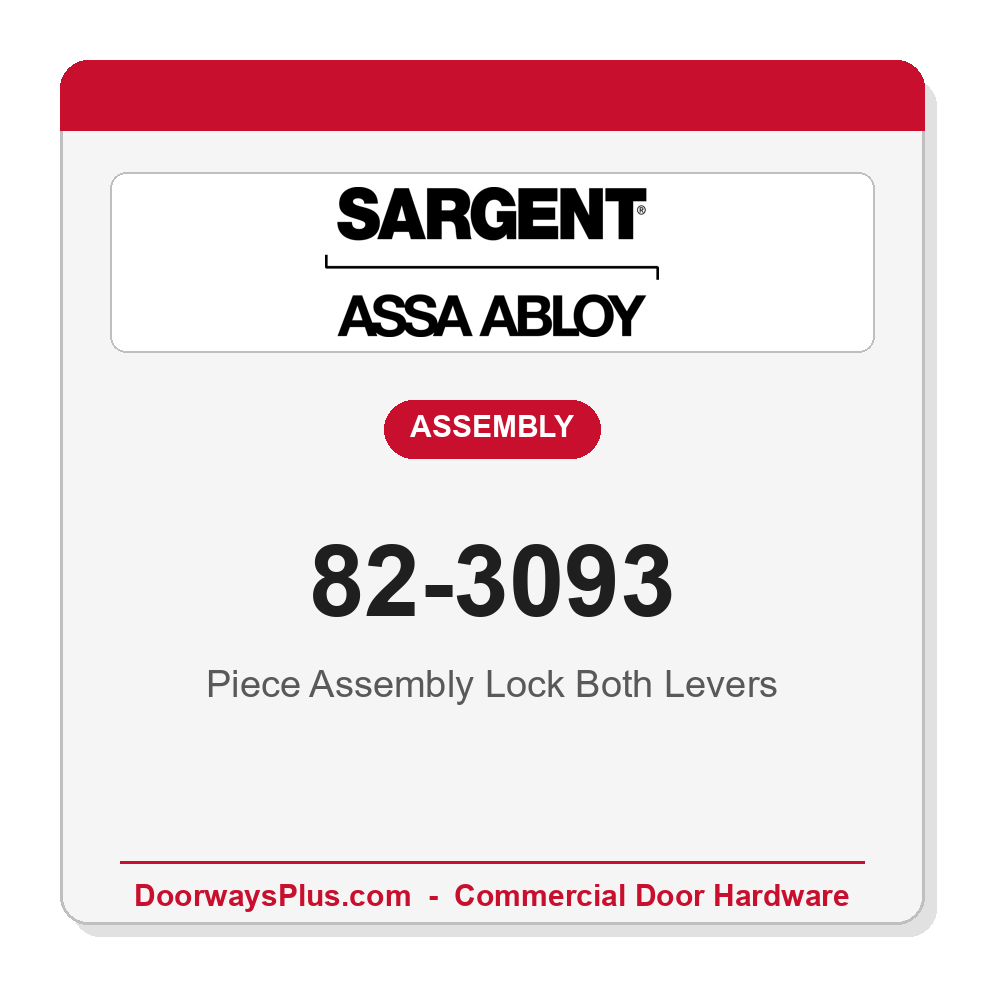 Sargent 82-3093 Piece Assembly Lock Both Levers