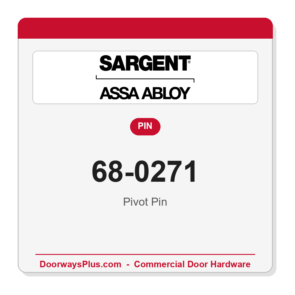 Sargent 68-0271 Pivot Pin - Pack of 2