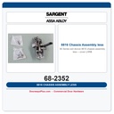 Sargent 68-2352 8816 Chassis Assembly less cover LHRB