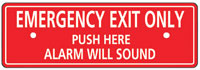 Detex ECL-8220 Replacement Exit Sign for Exit Alarm Devices