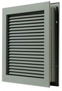 National Guard L-700-RX Steel Door Louver | No-Vision 70% Free Area High Airflow