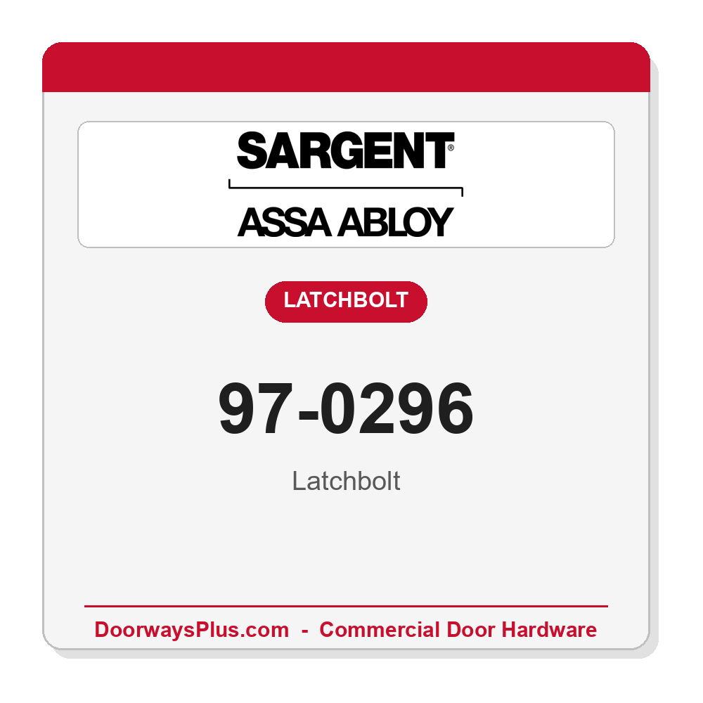 Sargent 97-0296 Latchbolt