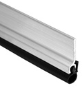 Pemko 303AS Perimeter Gasketing, Silicone Insert, Aluminum – UL 10C Fire & Smoke Rated
