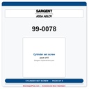 Sargent 99-0078 Cylinder set screw - Pack of 5