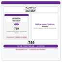 Accentra 759 Rim Strike for 7200 Rim Exit Devices