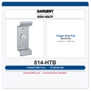 Sargent 814 HTB Finger Grip Pull Outside Trim for 3828 Rim Exit Device