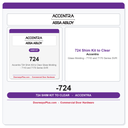 Accentra 724 Shim Kit to Clear Glass Molding - 7110 and 7170 Series SVR