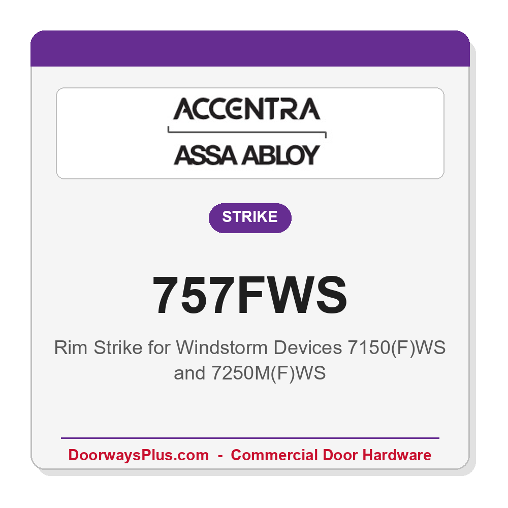Accentra 757FWS Rim Strike for Windstorm Devices 7150(F)WS and 7250M(F)WS