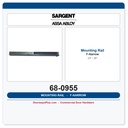 Sargent 68-0955 Mounting Rail F-Narrow