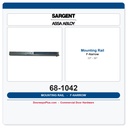 Sargent 68-1042 Mounting Rail F-narrow