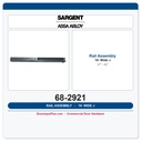 Sargent 68-2921 19- Rail Assembly J Wide (37" - 42")