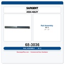 Sargent 68-3036 58-86/87/88/89 Rail Assembly E