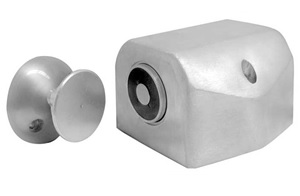 ABH 2600 Floor-Mounted Magnetic Door Release – Aluminum US28