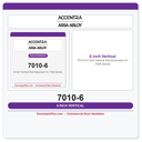 Accentra 7010-6 6 inch Vertical Rod Extension for 7000 Series