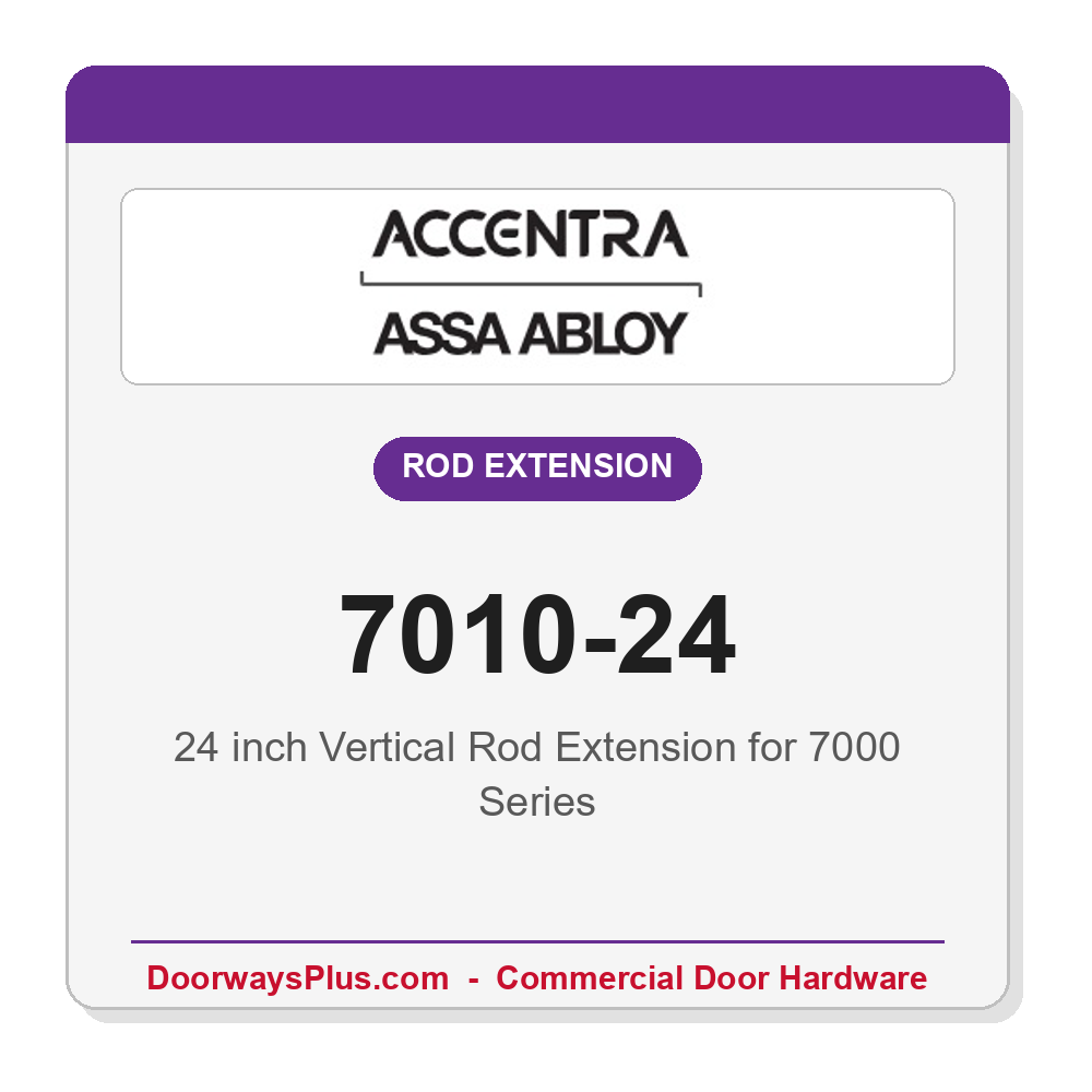 Accentra (formally Yale Security) 7010-24 24 inch Vertical Rod Extension for 7000 Series