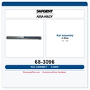 Sargent 68-3096 G Rail Assembly (FIRE EX) Wide
