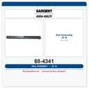 Sargent 68-4341 58-Low Profile Rail Assembly - M - (42" or 44")
