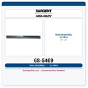 Sargent 68-5469 FM-12-G Rail Assembly