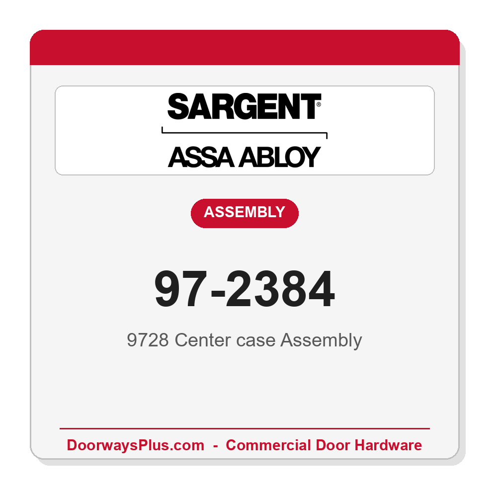 Sargent 97-2384 9728 Center case Assembly