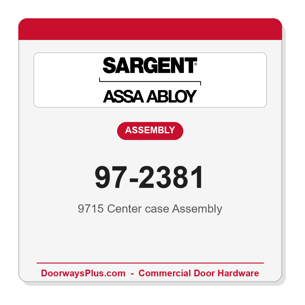 Sargent 97-2381 9715 Center case Assembly