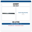 Sargent 68-2706 Dummy Rail Assembly E
