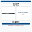 Sargent 68-2707 Dummy Rail Assembly F