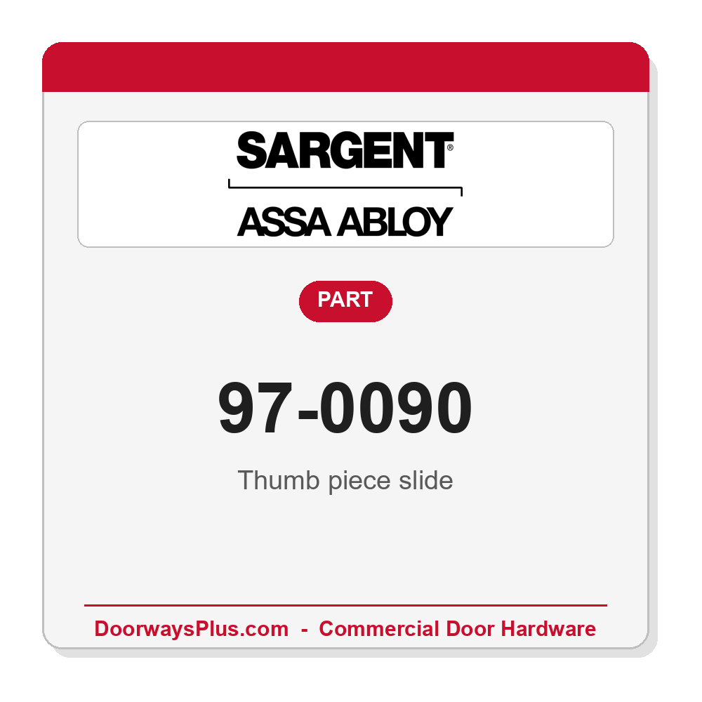 Sargent 97-0090 Thumb piece slide