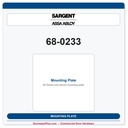 Sargent 68-0233 Mounting Plate