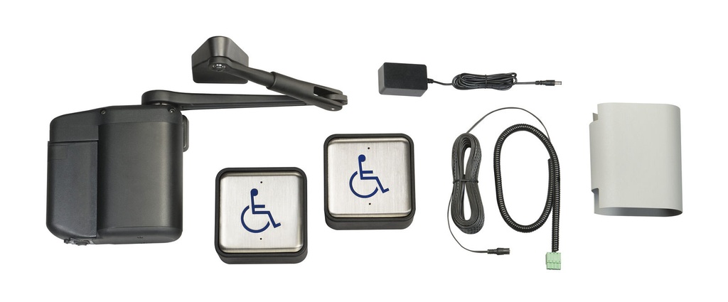 Norton 5845 x SQPB Low Energy Operator | Square Push Buttons | Push and Pull