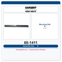 Sargent 68-1411 Mounting Rail M (55-56)