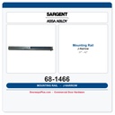 Sargent 68-1466 Mounting Rail J-narrow