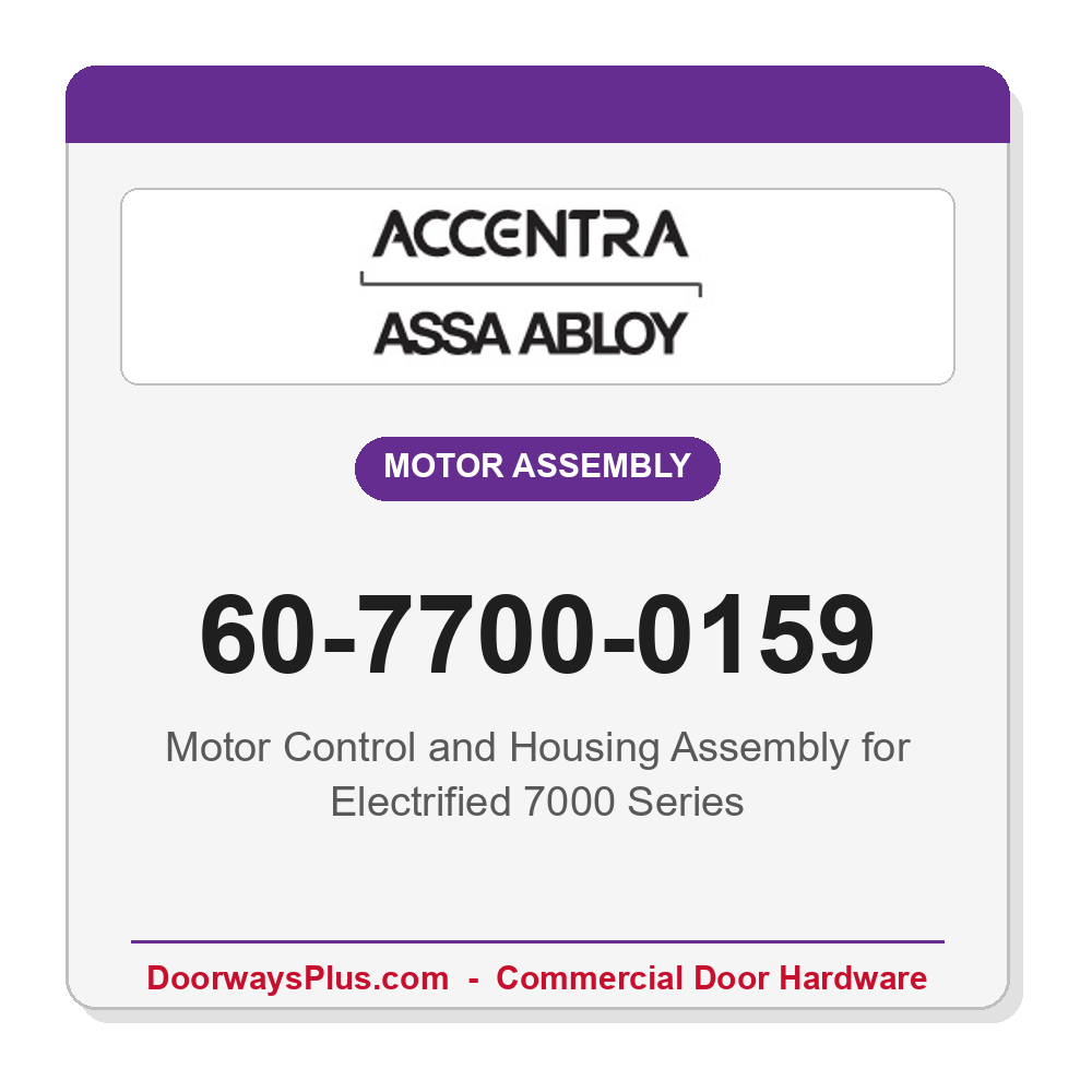 Accentra 60-7700-0159 Motor Control & Housing Assembly – 7000 Series Electrified Exit Device