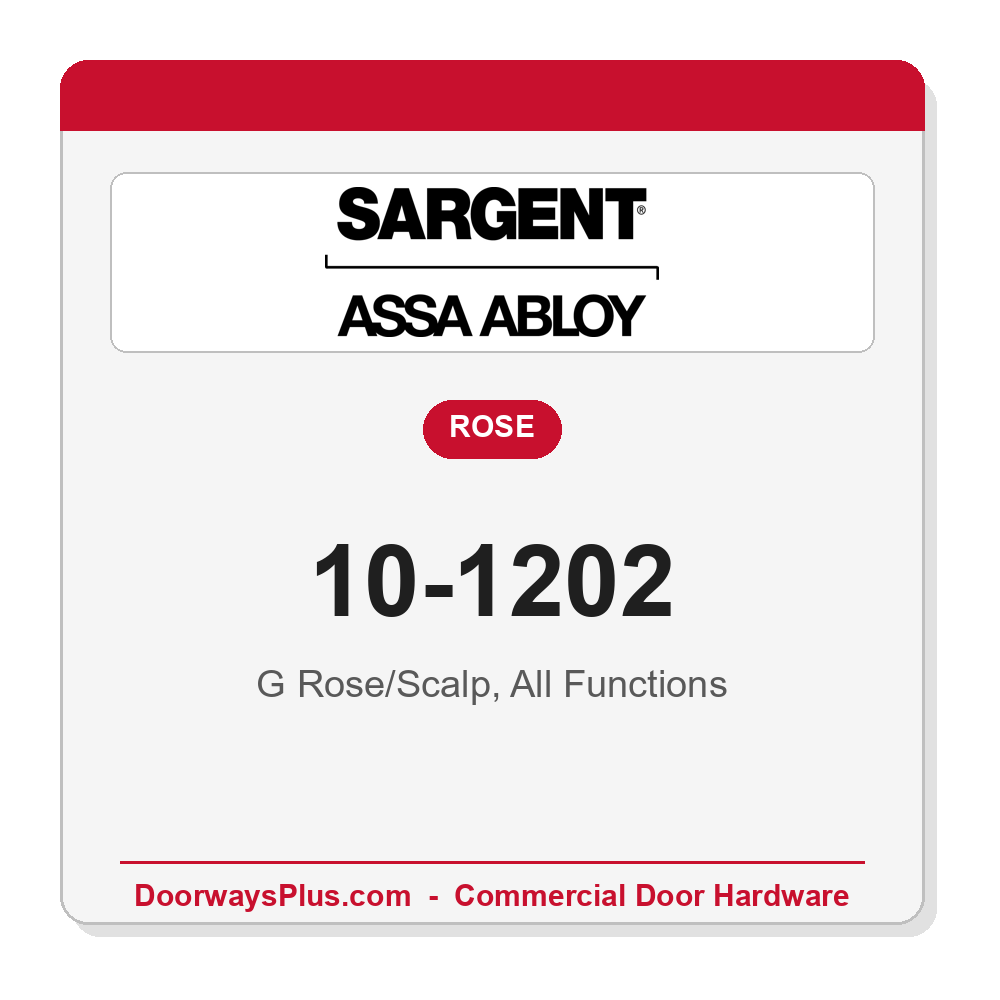 Sargent 10-1202 G Rose/Scalp, All Functions