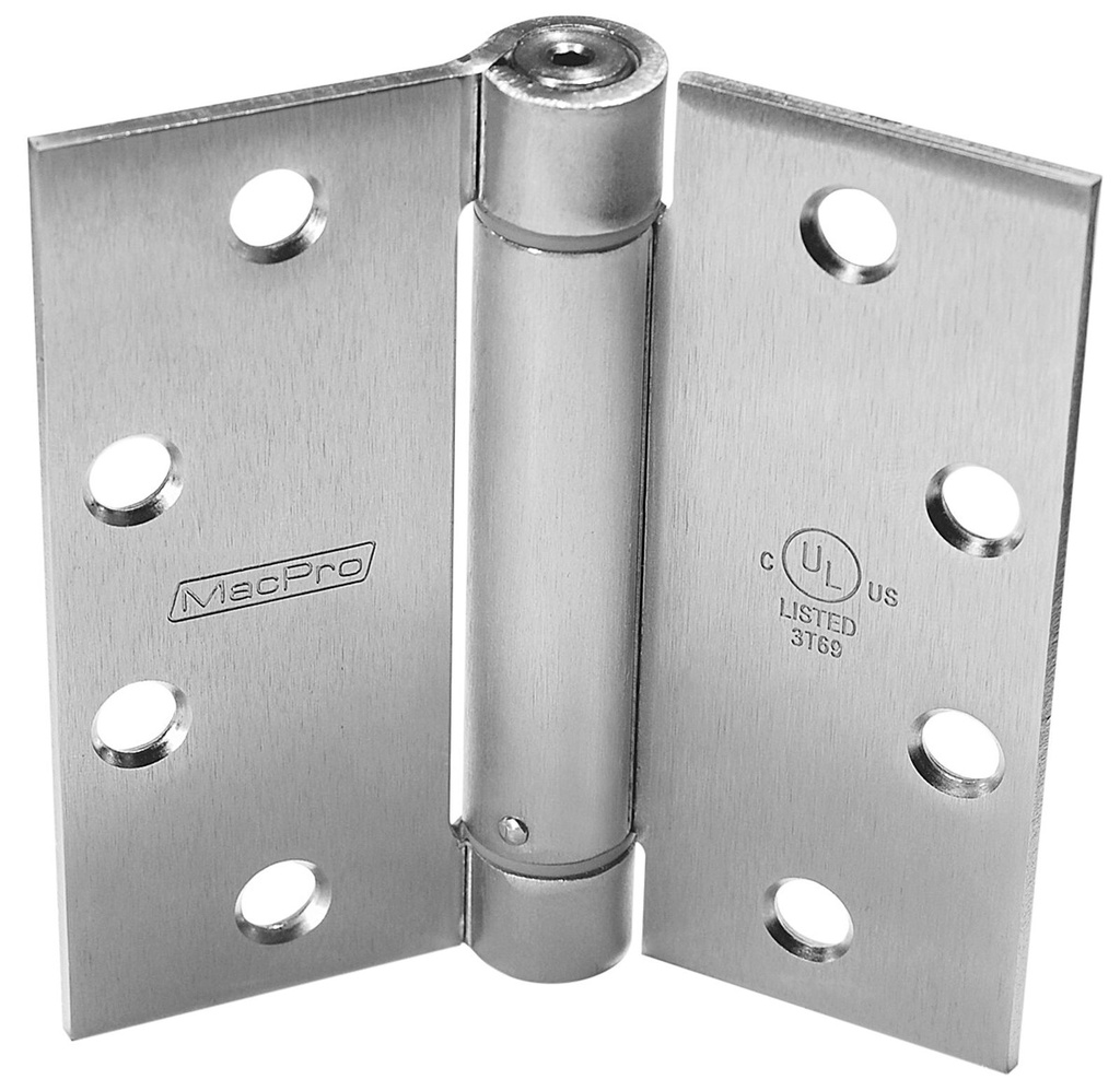 McKinney MPS679 4-1/2x4-1/2 MacPro Adjustable Spring Hinge Set | Self-Closing 3-Hinge Kit