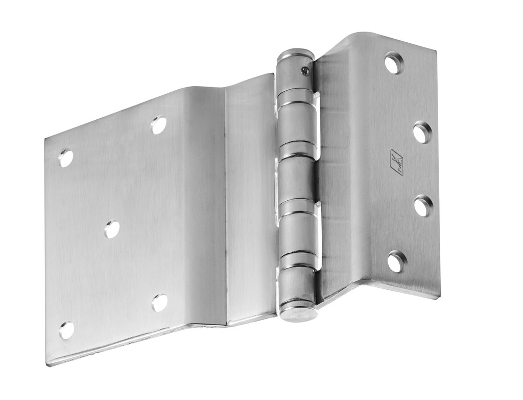 McKinney T4A3796 5" Five-Knuckle Heavy Weight Half Surface Swing Clear Hinge