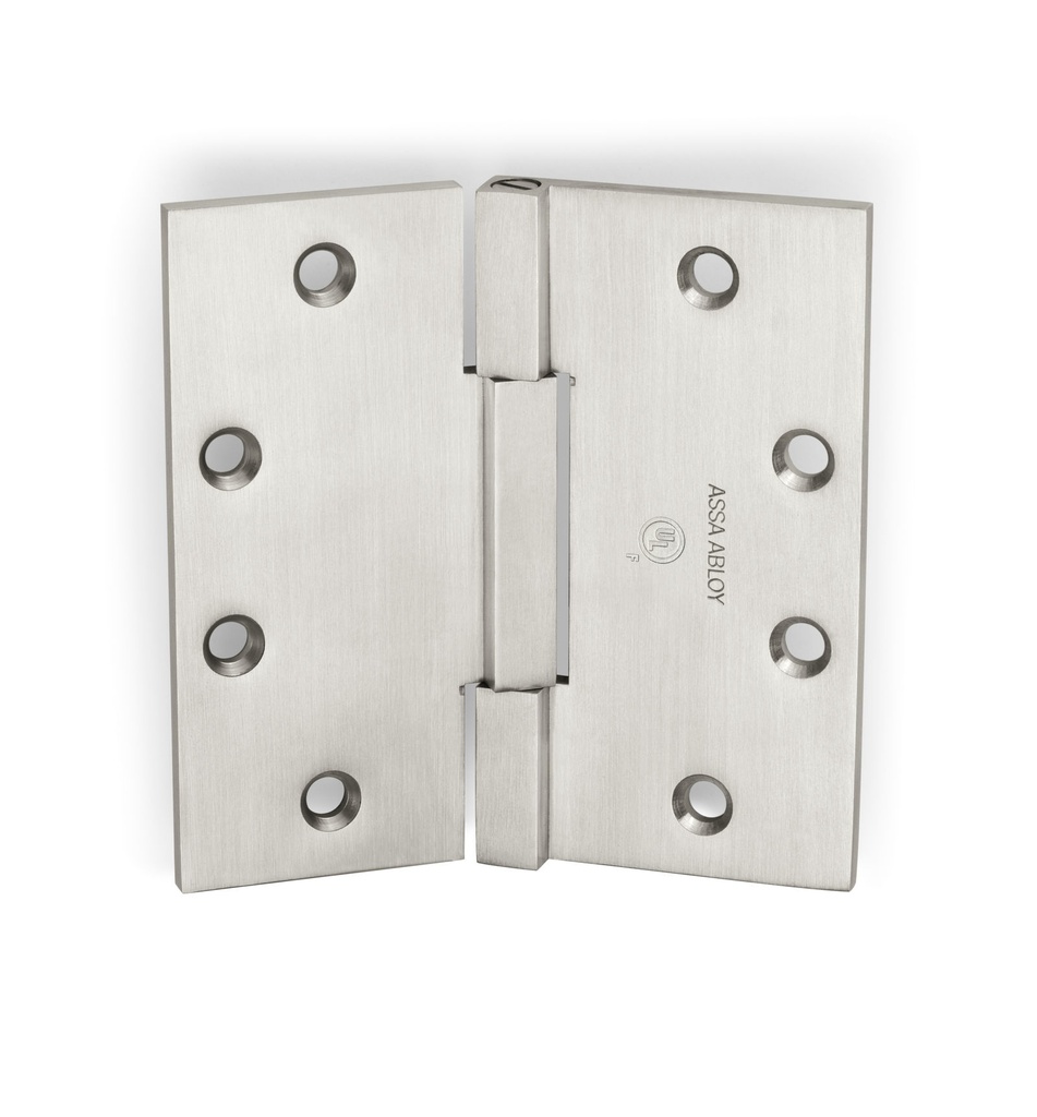 McKinney SQ314 4-1/2x4-1/2 Square Barrel Full Mortise Stainless Steel Hinge