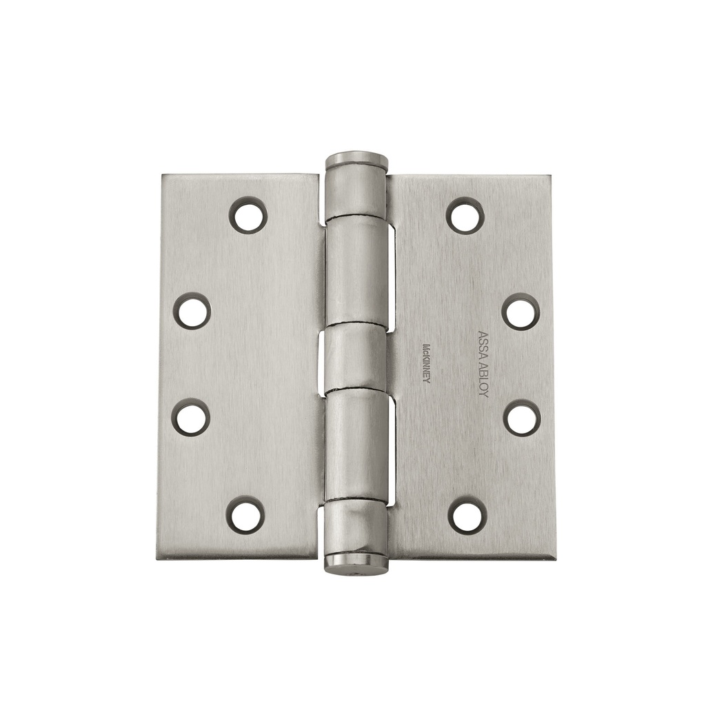 McKinney TCA3386 4-1/2x4-1/2 Heavy Weight Stainless Steel Five-Knuckle Concealed Bearing Full Mortise Hinge