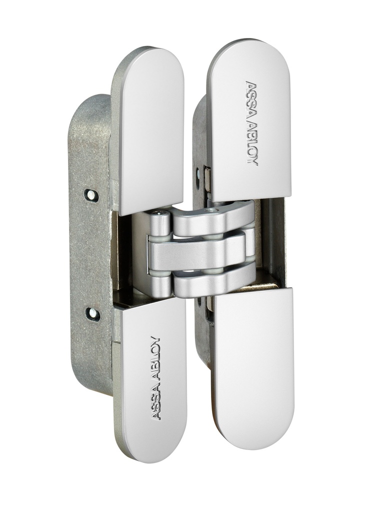 McKinney MK4001A 4-1/2 x 7/8 Steel Concealed Hinge | Invisible Full Mortise, 3D Adjustable