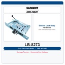 Sargent LB-8273 Fail Secure Electric Mortise Lock Body – Both Sides Locked