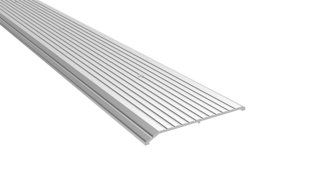 Pemko 158A Offset Saddle Threshold, 5-1/2" Wide, 1/2" High – Mill Aluminum