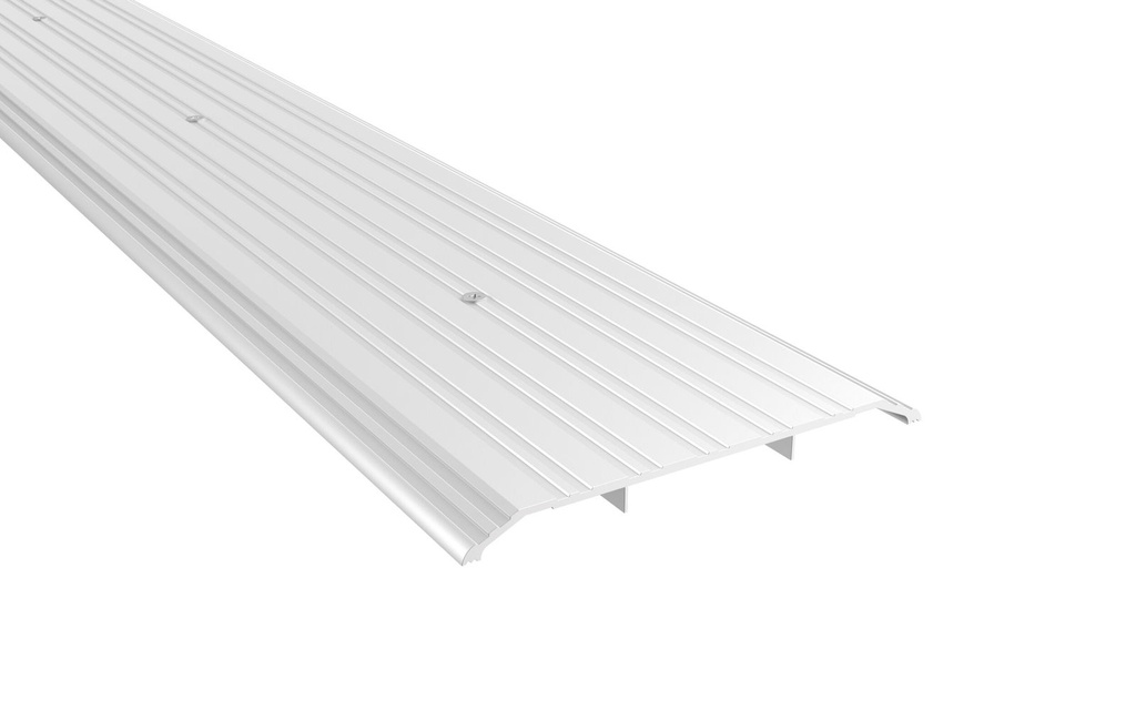 Pemko 176A 7" Flat Saddle Threshold, 1/2" High — Mill Aluminum