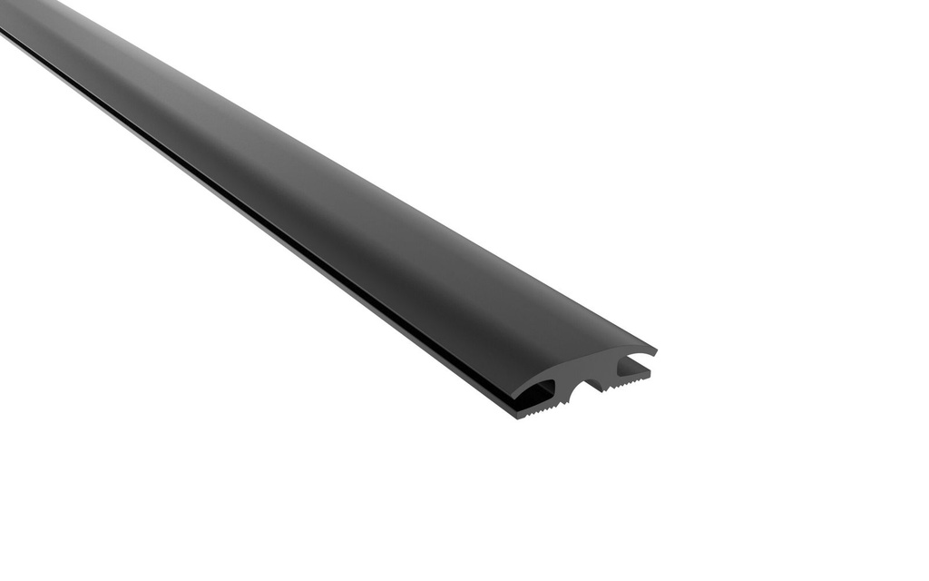 Pemko EV232BL Eco-V Hospitality Threshold, Carpet to Carpet, Black