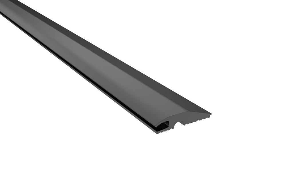 Pemko EV2322BL Eco-V Threshold, Carpet to VCT, Black — Commercial